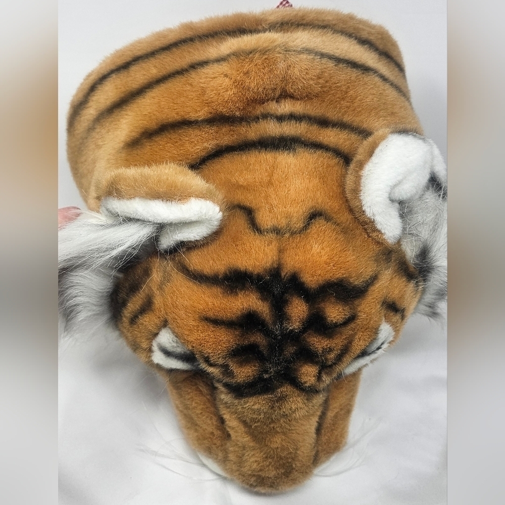 Rare Vintage 1989 Aristocrat Collection Tiger Trophy Wall Mount Stuffed Head 14" - Picture 11 of 16